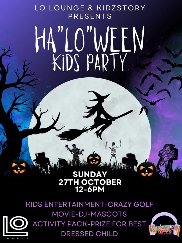 KIDZSTORY Presents HallLOween Kids Party